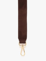 Shoulder Strap Etrier Brown altesse suede EASU070M-vue-porte