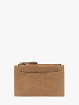Card Holder Cavalier Nubuck Leather Etrier Brown cavalier nubuck ECAN094M