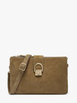 Crossbody Bag Equestre Croco Equestre Croco Etrier Brown equestre croco EEQC0143