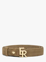 Ceinture Etrier Marron equestre croco EEQC414C