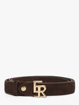 Belt Etrier Brown equestre croco EEQC414C