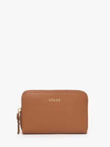 Wallet Torsade Leather Etrier Brown torsade ETOS090M