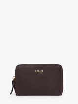 Wallet Torsade Leather Etrier Brown torsade ETOS090M