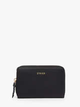 Portefeuille Torsade Cuir Etrier Noir torsade ETOS090M