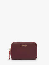 Wallet Torsade Leather Etrier Red torsade ETOS096M