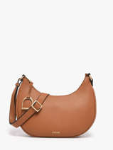 Shoulder Bag Torsade Leather Etrier Brown torsade ETOS167M