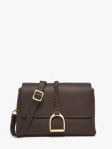 Shoulder Bag S Torsade Leather Etrier Brown torsade ETOS169S
