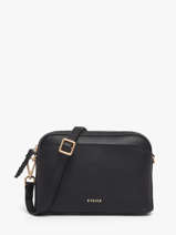 Sac Bandouli�re Torsade Cuir Etrier Noir torsade ETOS227S