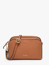 Shoulder Bag Torsade Leather Etrier Brown torsade ETOS227S