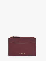 Card Holder Tradition Leather Etrier Violet tradition ETRA094M