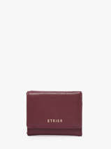 Leather Tradition Coin Purse S Etrier Red tradition ETRA095S