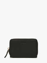 Coin Purse Equestre Leather Etrier Black equestre EEQT096M