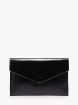 Pochette De Soir�e L Paddock Cuir Etrier Noir paddock EPAD075L