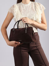 Satchel Sienne Leather Etrier Brown sienne ESIN220M-vue-porte