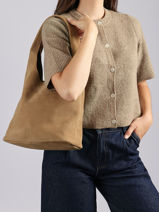 Hobo M Cavalier Nubuck Cuir Etrier Marron cavalier nubuck ECAN154M-vue-porte