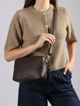 Shoulder Bag Tradition Leather Etrier Brown tradition ETRA141M-vue-porte
