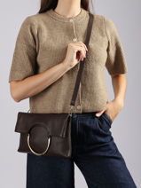 Crossbody Bag Tradition Leather Etrier Brown tradition ETRA189M-vue-porte