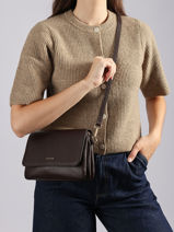Shoulder Bag S Tradition Leather Etrier Brown tradition ETRA207S-vue-porte