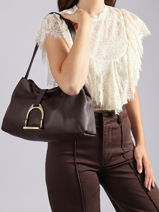 Shoulder Bag S Etalon Leather Etrier Brown etalon EETA197S-vue-porte