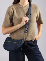 Shoulder Bag Celeste Etrier Blue celeste ECEL231M-vue-porte