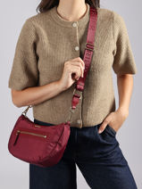 Shoulder Bag Celeste Etrier Violet celeste ECEL231M-vue-porte