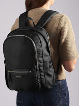 Sac � Dos Business 4 Compartiments + Pc 16" Etrier Noir celeste business ECEL8382-vue-porte