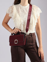 Crossbody Bag S Altesse Suede Etrier Violet altesse suede EASU048S-vue-porte