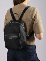 Backpack Etrier Black celeste ECEL236S-vue-porte