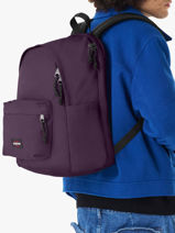 1 Compartment Backpack With 16" Laptop Sleeve Eastpak Violet authentic EK0A5BIK-vue-porte