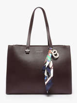 Shoulder Bag Saffiano David jones Brown saffiano 4N