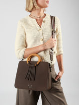 Handbag M Camomille Woomen Brown camomille WCAO1M-vue-porte