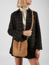 Crossbody Bag Ellebore Woomen Brown ellebore WHEB02-vue-porte