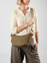 Shoulder Bag Camomille Woomen Green camomille WCAO3S-vue-porte