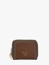 Coin Purse Woomen Brown ellebore WHEB99