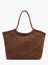 A4 Size Shoulder Bag Aubepine Woomen Brown aubepine WAUB03