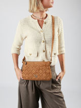 Shoulder Bag Aubepine Woomen Brown aubepine WAUB45-vue-porte