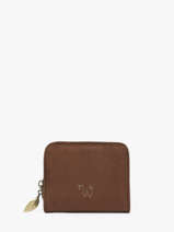 Coin Purse Woomen Brown ginseng WGIN95