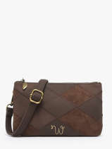 Sac Bandouli�re Neflier Patchwork Woomen Marron neflier patchwork WNET45
