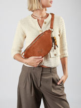 Sac Banane Woomen Marron ginseng WGIN14-vue-porte
