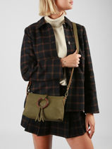 Shoulder Bag Verveine Woomen Green verveine WVER01-vue-porte