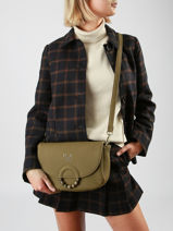 Shoulder Bag Neflier Pearl Woomen Green neflier pearl WNEP04-vue-porte