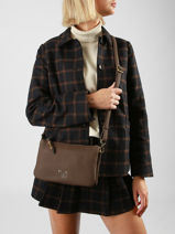 Sac Bandouli�re Neflier Pearl Woomen Marron neflier pearl WNEP45-vue-porte