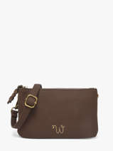 Shoulder Bag Neflier Pearl Woomen Brown neflier pearl WNEP45
