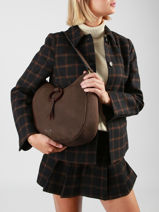 Sac Port� �paule Verveine Woomen Marron verveine WVER10-vue-porte