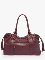 Shoulder Bag Cow Leather Basilic pepper Red cow BCOW89