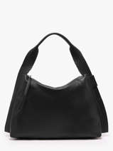 Shoulder Bag Leather Leather Biba Black leather VIE1L