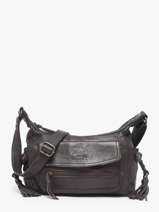 Sac Bandouli�re Cow Cuir Basilic pepper Marron cow BCOW91