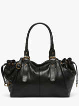 Shoulder Bag Lace Mandoline Black lace 27652