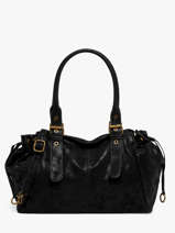 Shoulder Bag Lace Mandoline Black lace 27691