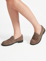 Moccasins In Leather Tamaris Brown women 47-vue-porte
